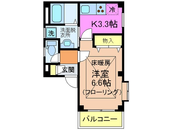 Ｋｃｏｕｒｔ神戸の物件間取画像